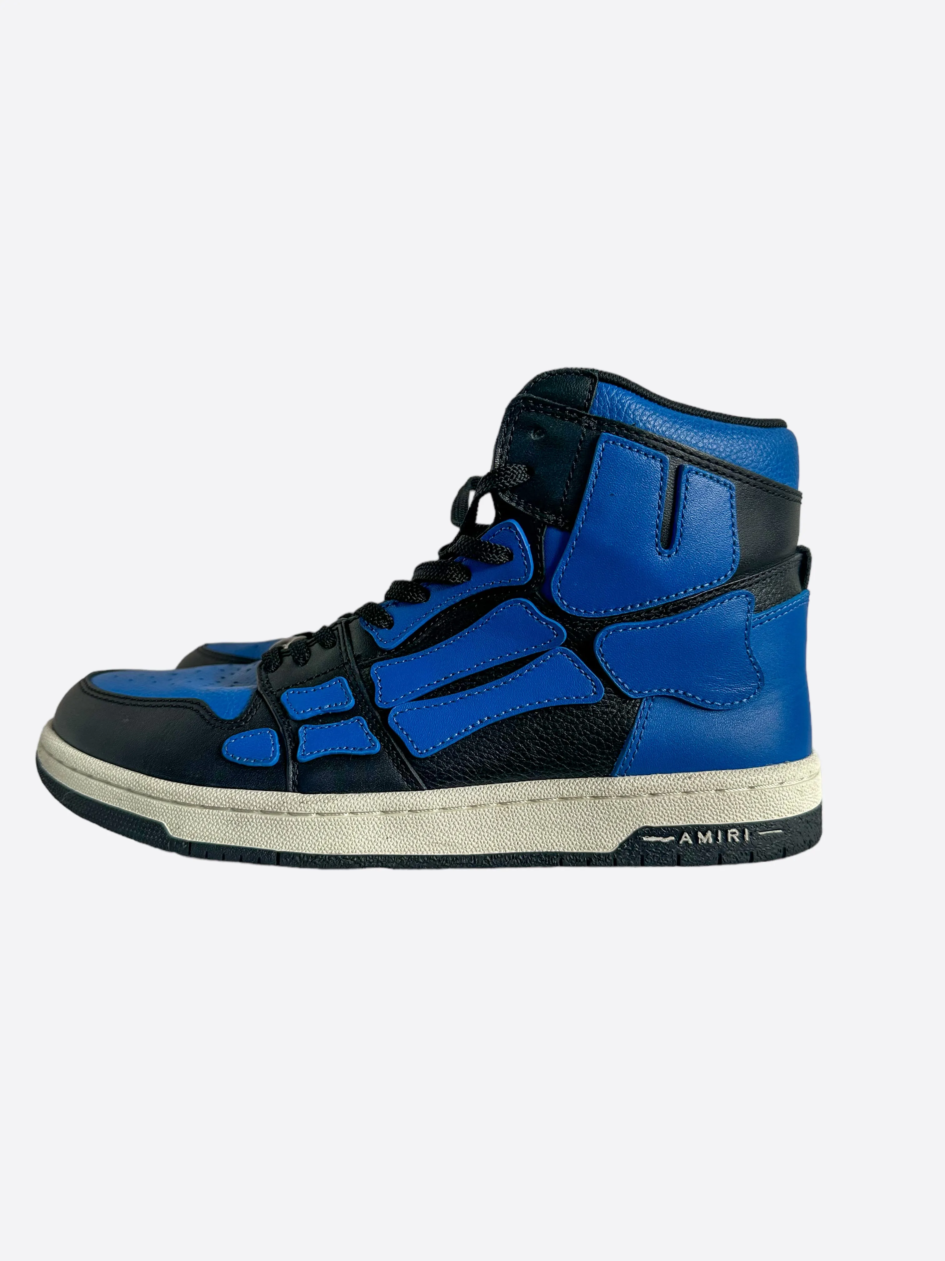 Amiri Black & Blue Skeleton High Tops
