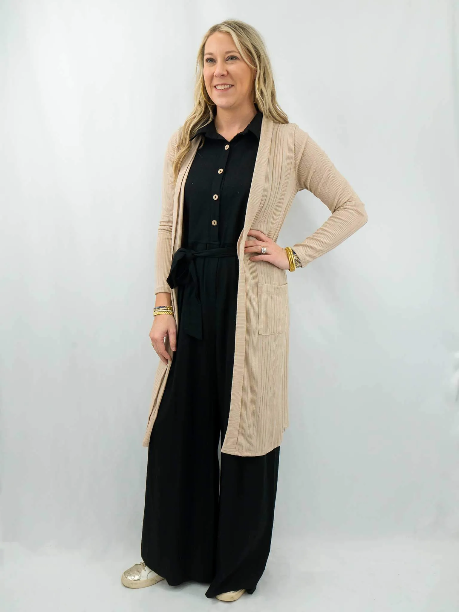 Black Linen Jumpsuit