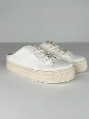 Blowfish Walking on Out White Slip On Sneakers