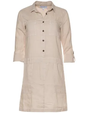 Castlewood Half Button Pilar Mini Dress