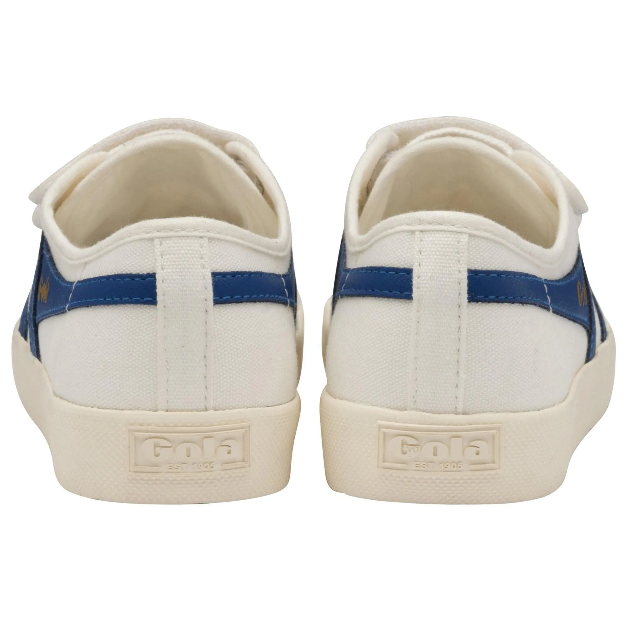 Coaster Velcro Trainer (Off White   Vintage Blue)