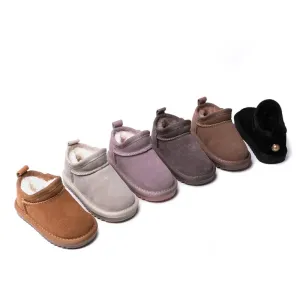 Cozy Toddler Winter Boots with Bow Accent