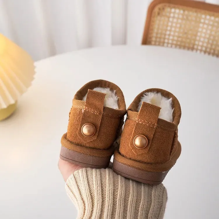 Cozy Toddler Winter Boots with Bow Accent