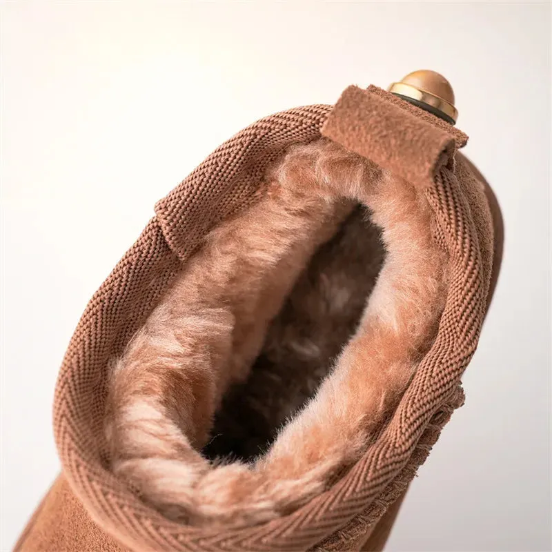 Cozy Toddler Winter Boots with Bow Accent