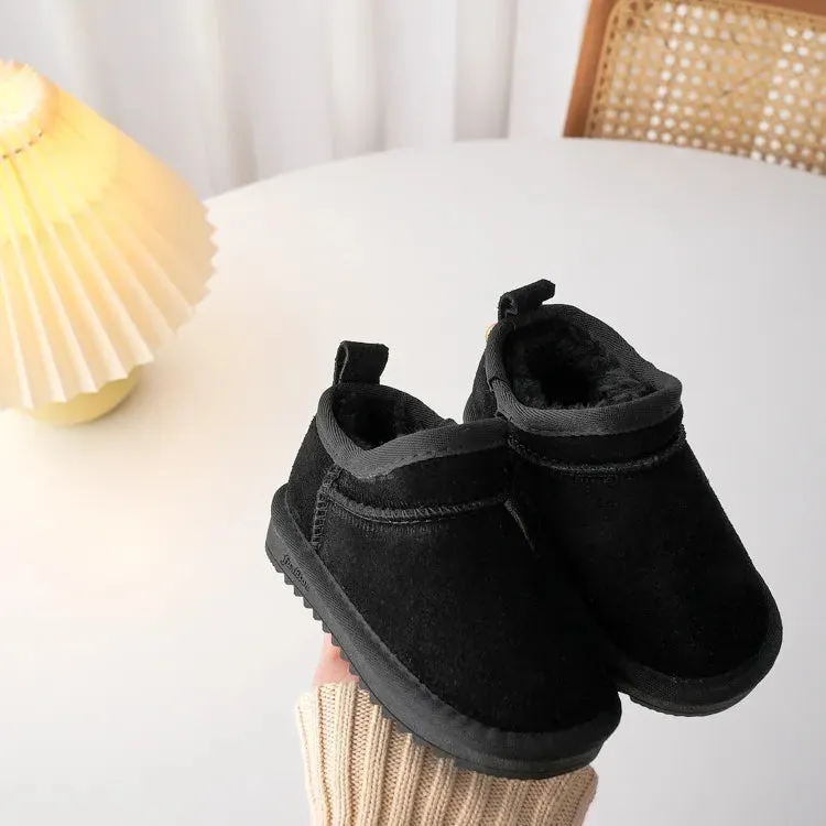 Cozy Toddler Winter Boots with Bow Accent