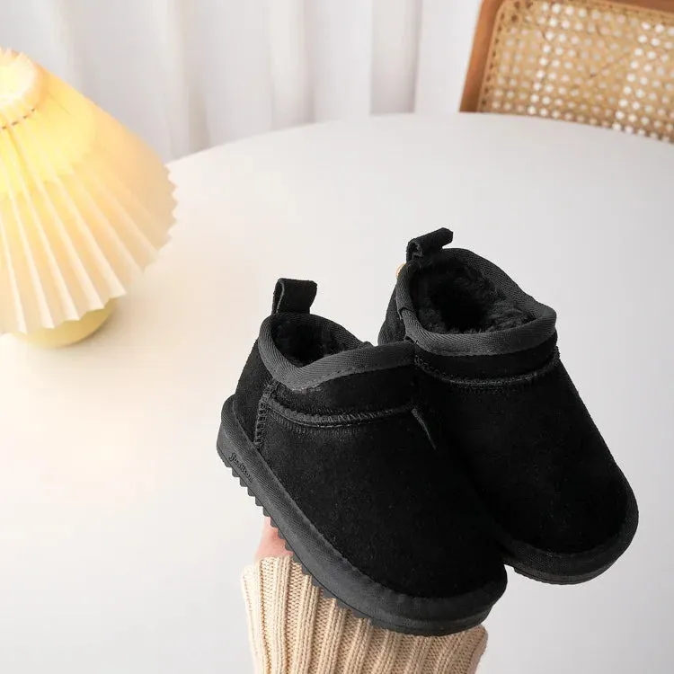 Cozy Toddler Winter Boots with Bow Accent