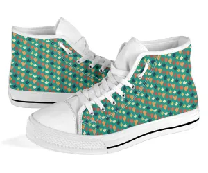 Dino Footprints - Dinosaur High Top Shoes