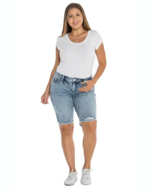Frayed Hem Bermuda - Flow | FLO