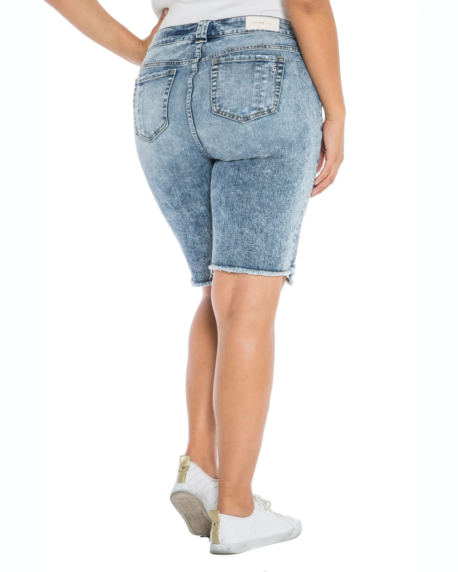 Frayed Hem Bermuda - Flow | FLO
