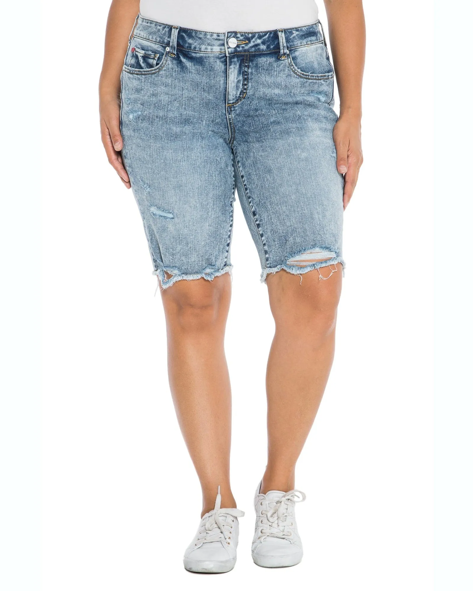 Frayed Hem Bermuda - Flow | FLO