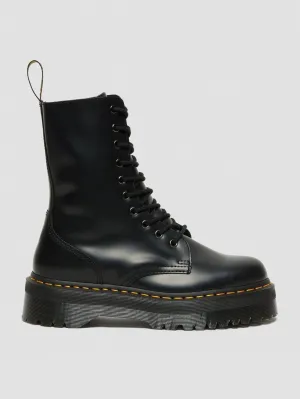 Jadon Hi Polished Smooth Black Boots