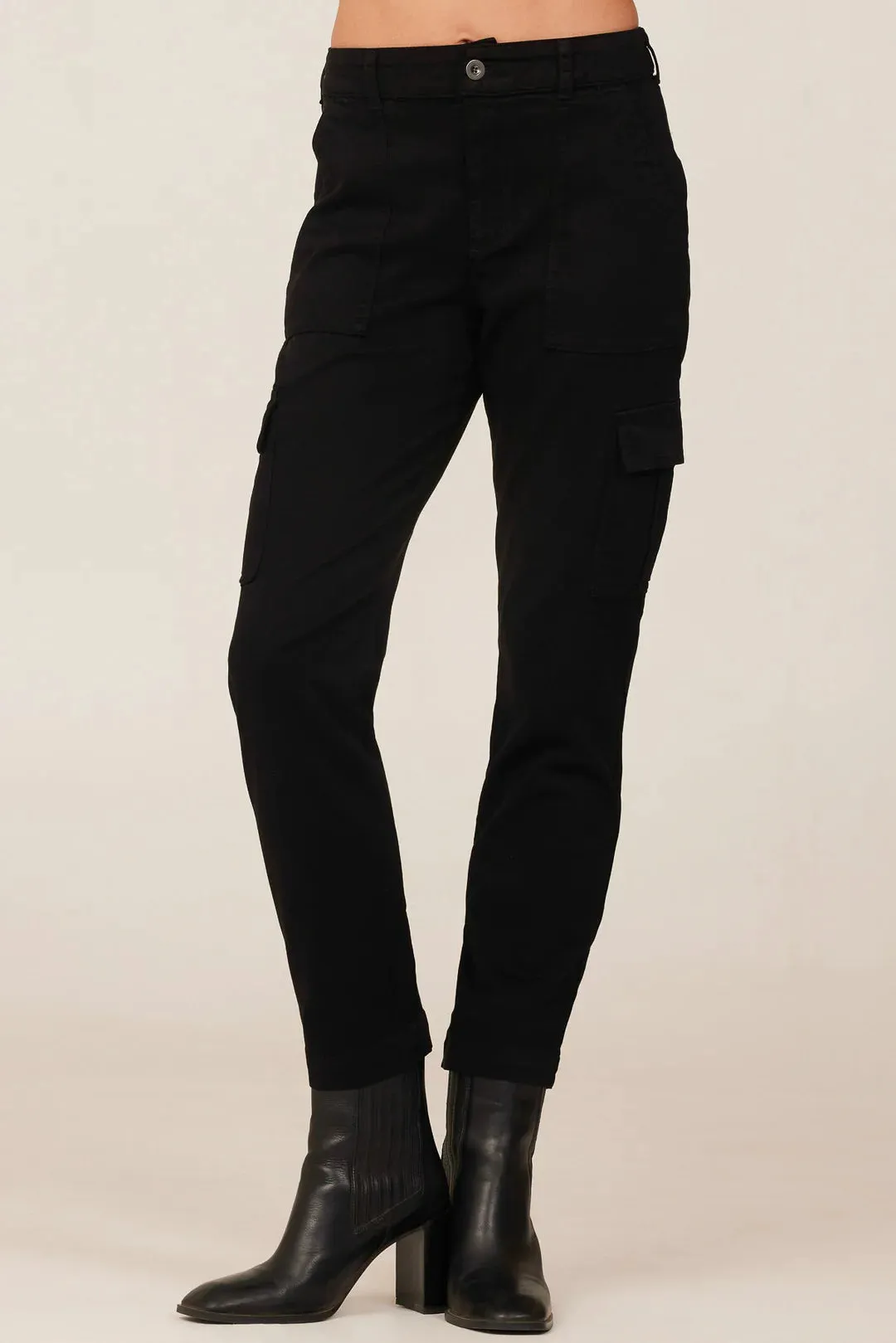 Jenna Cargo Trouser - Black