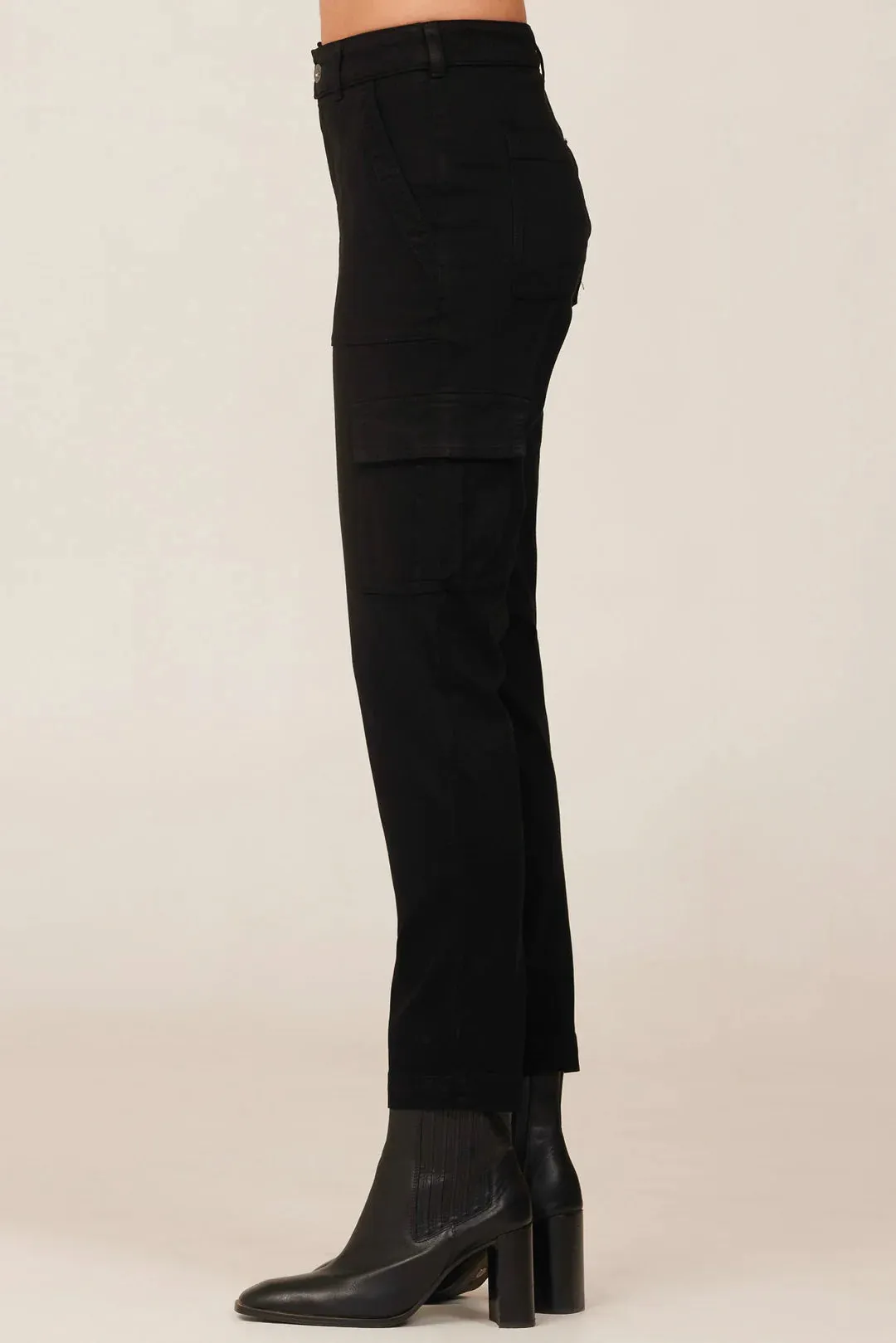 Jenna Cargo Trouser - Black