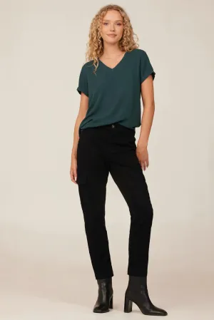 Jenna Cargo Trouser - Black
