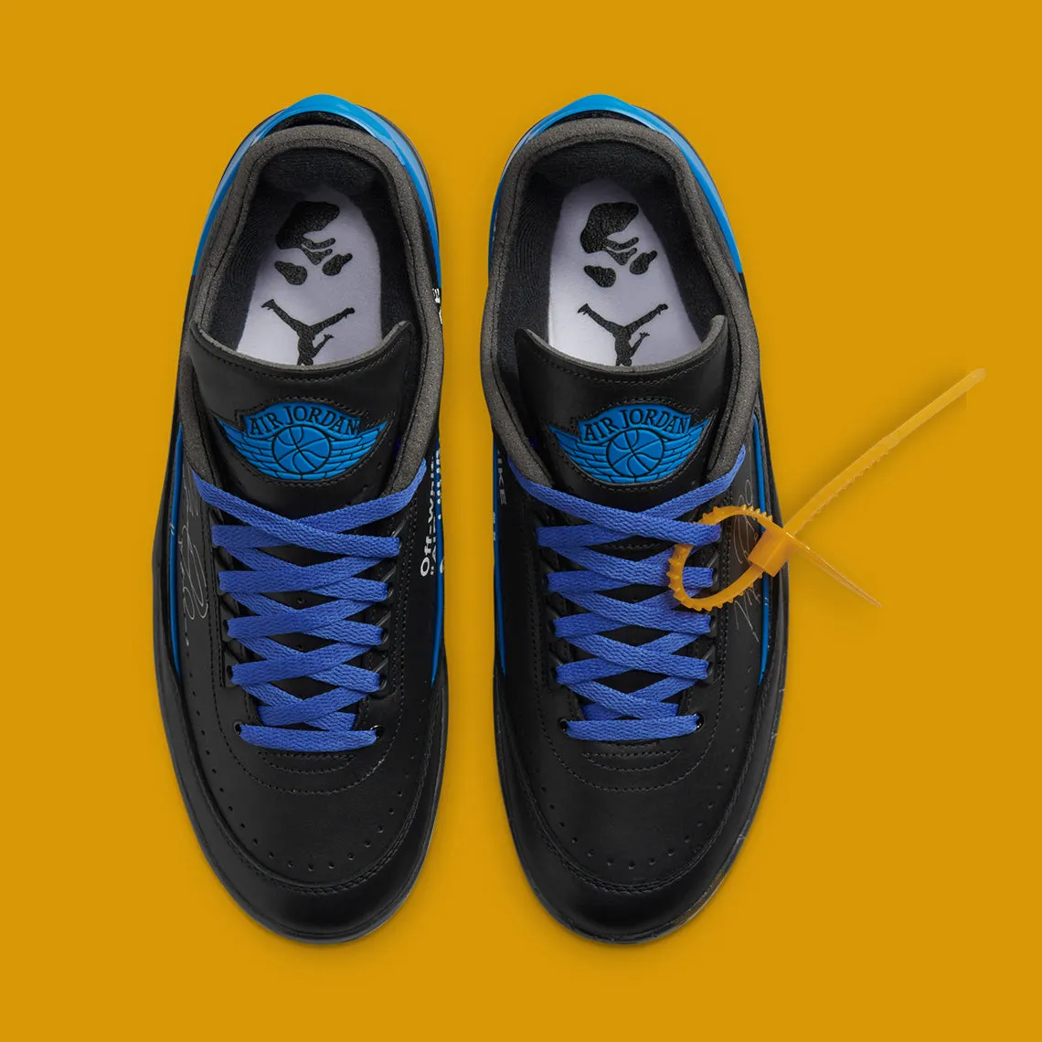 Jordan 2 Retro Low SP Off-White Black Blue