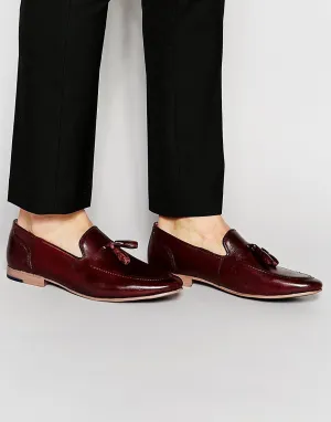 KG By Kurt Geiger Drewsbury Tassle Loafers In Leather