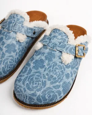 Milah in Blue Rose & Shearling