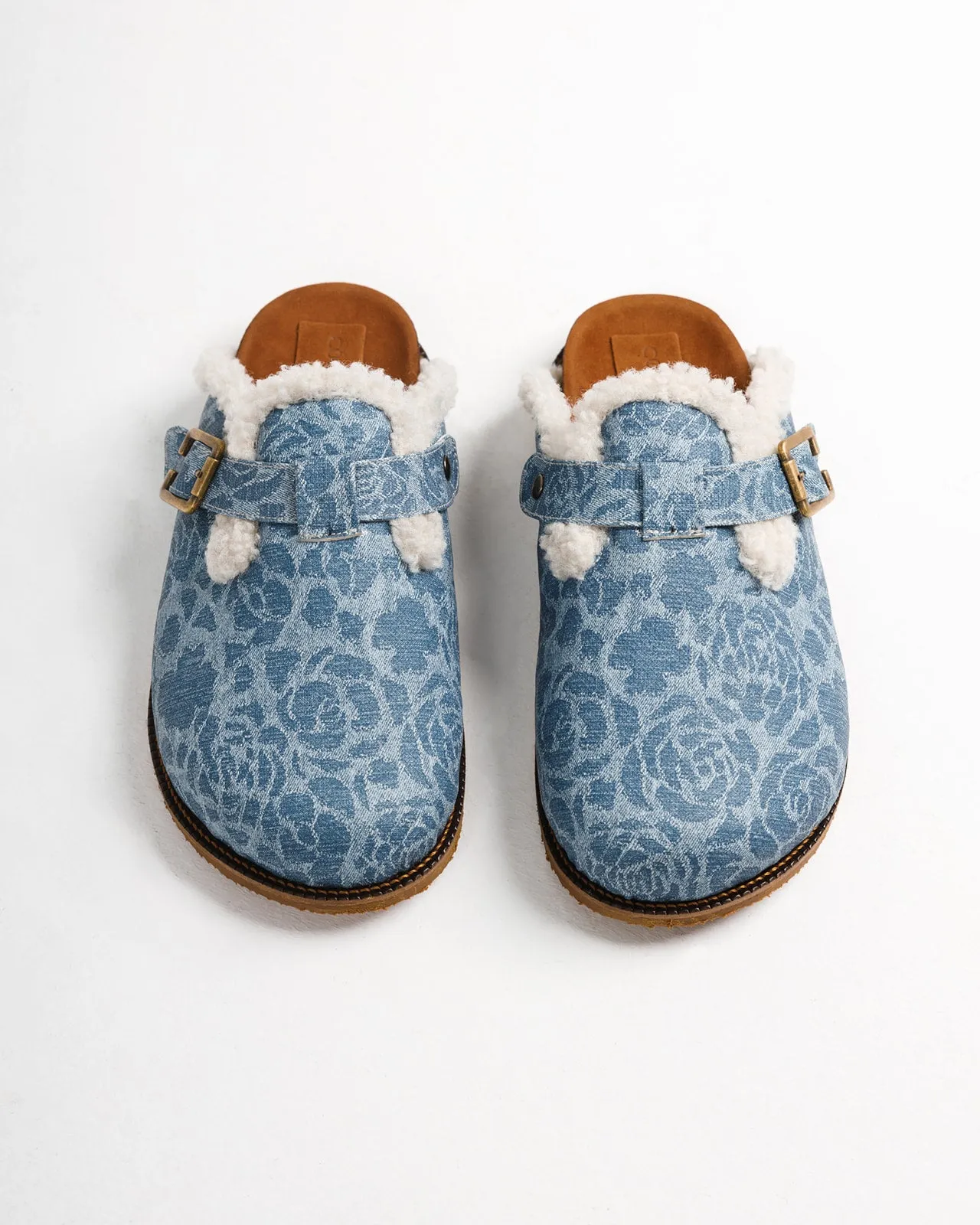 Milah in Blue Rose & Shearling