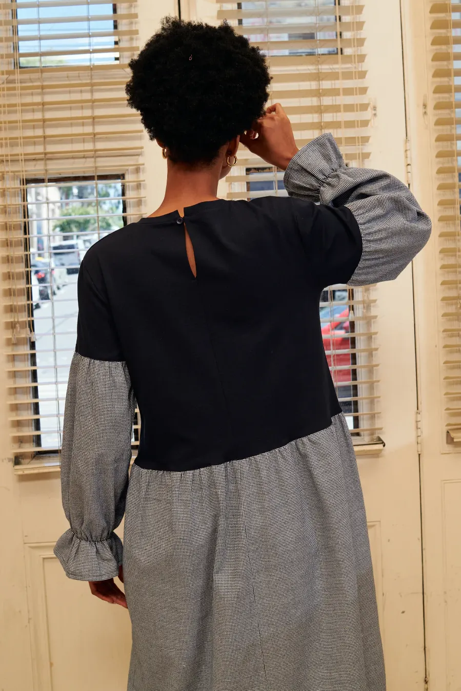 Mile Dress in Navy