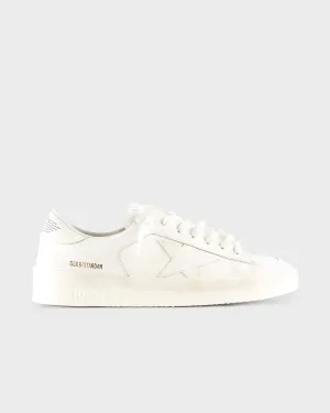 Optic White Stardan Leather Sneakers
