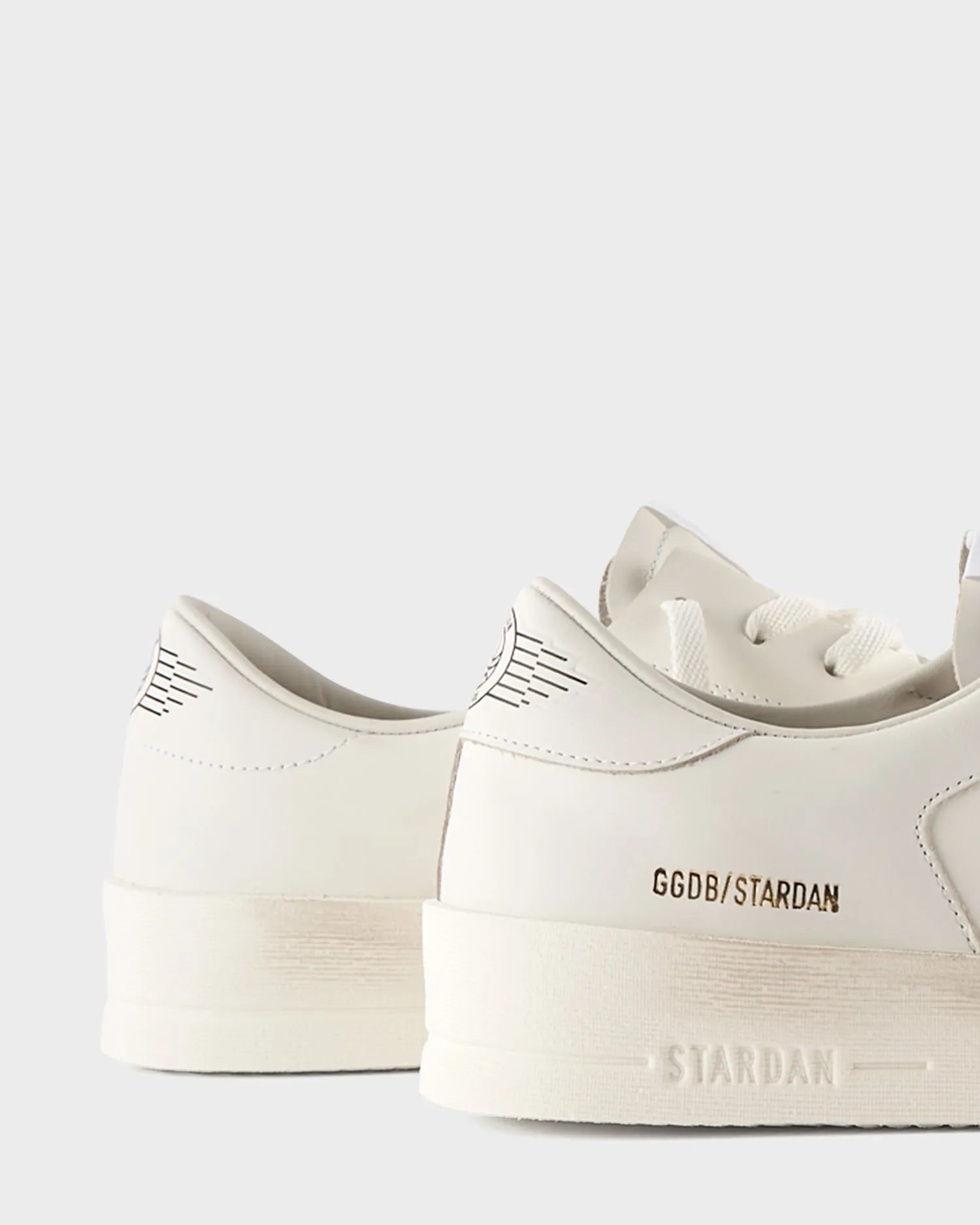 Optic White Stardan Leather Sneakers