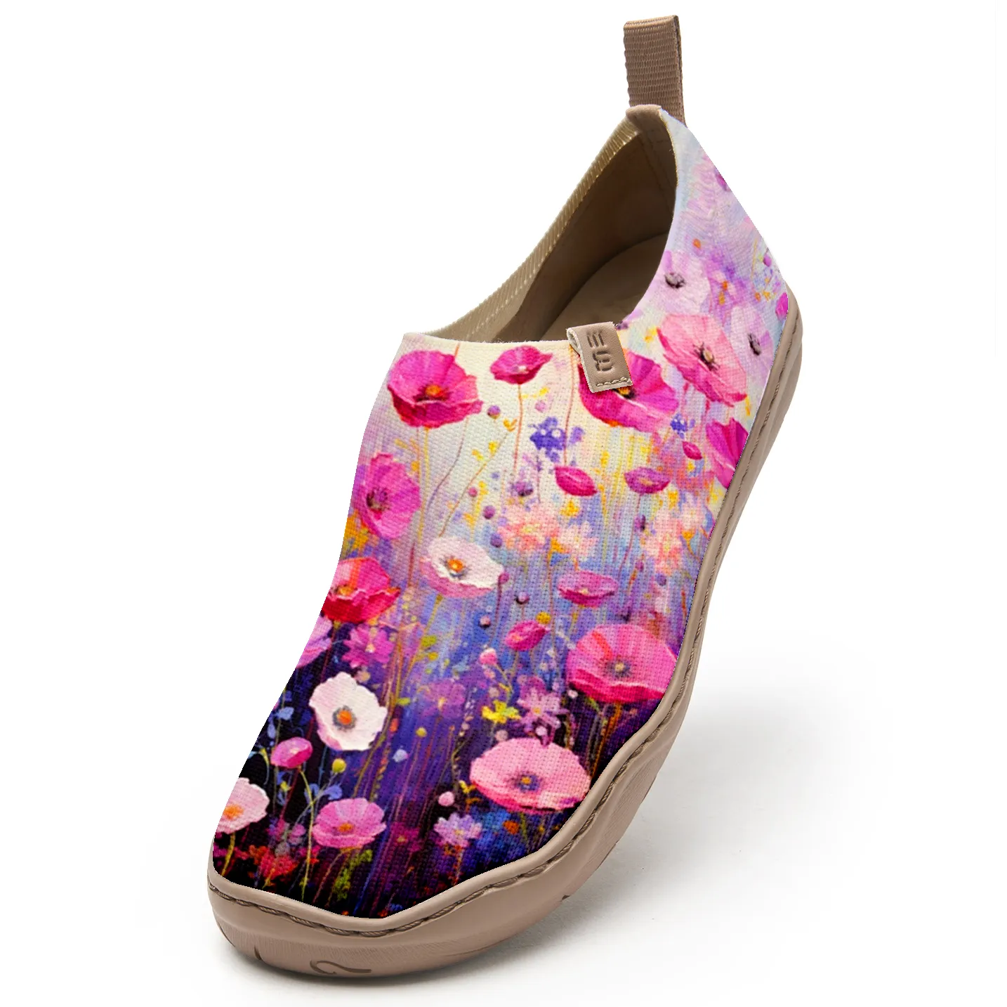 Pink And Purple Wildflowers Women's Shoes