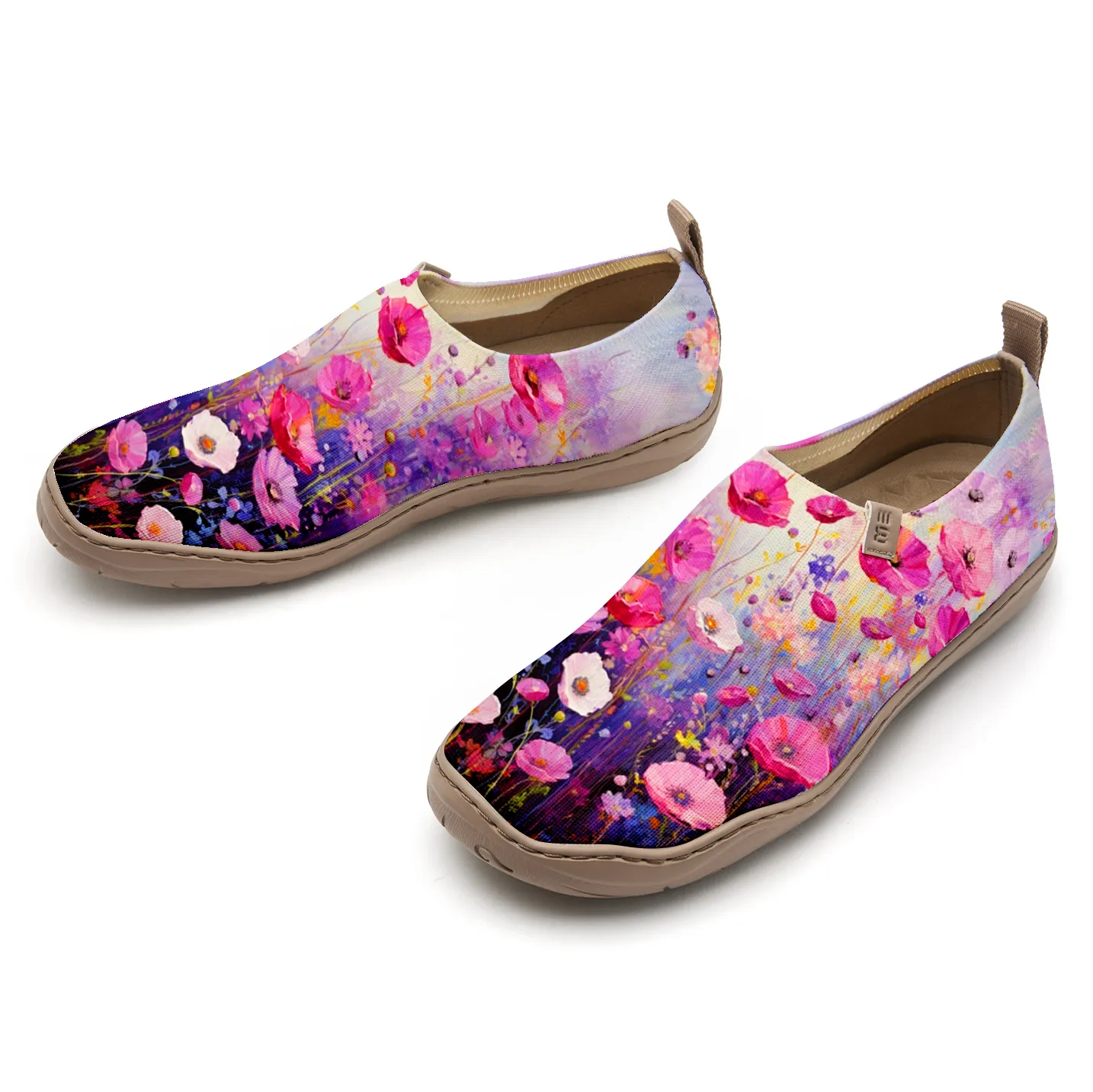 Pink And Purple Wildflowers Women's Shoes