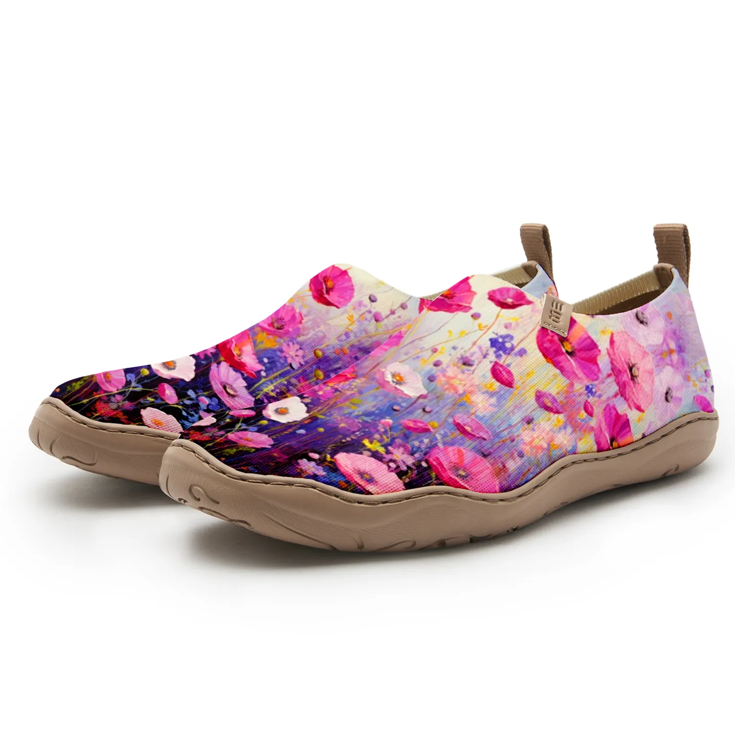 Pink And Purple Wildflowers Women's Shoes