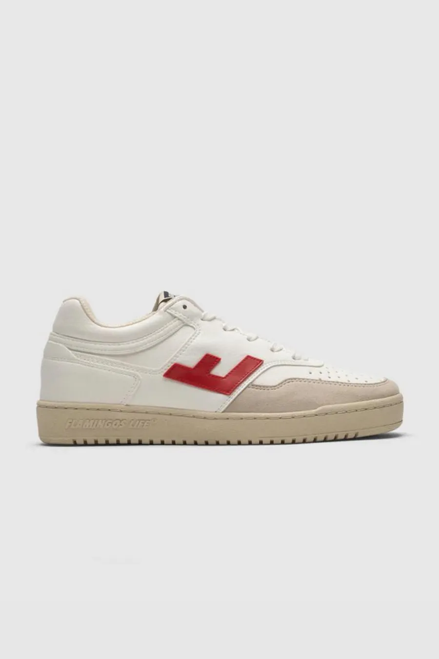 Retro 90s White Rouge Monocolour