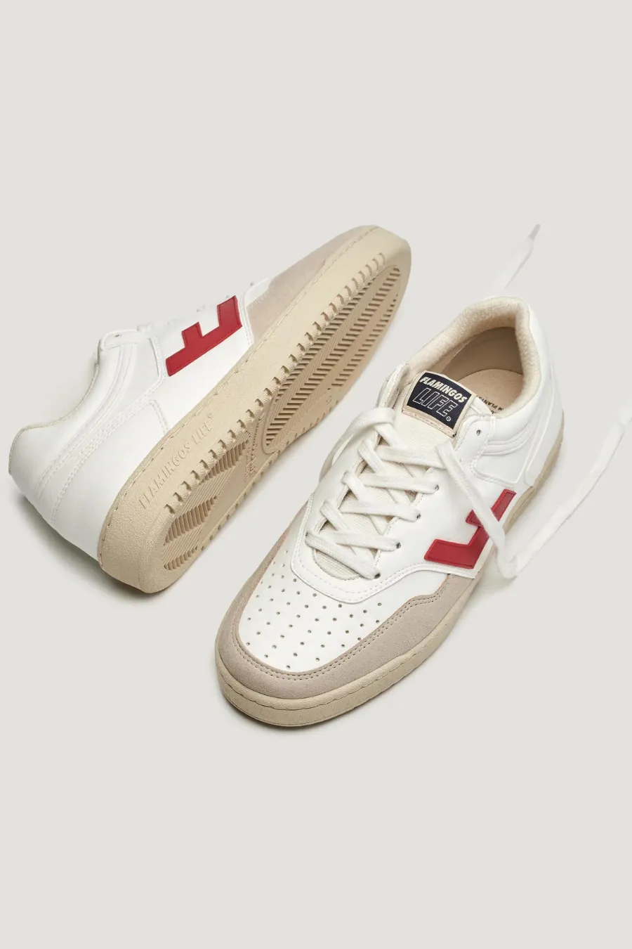 Retro 90s White Rouge Monocolour