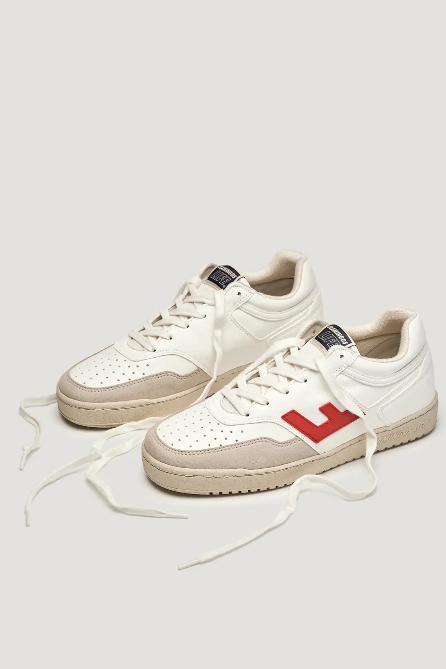 Retro 90s White Rouge Monocolour