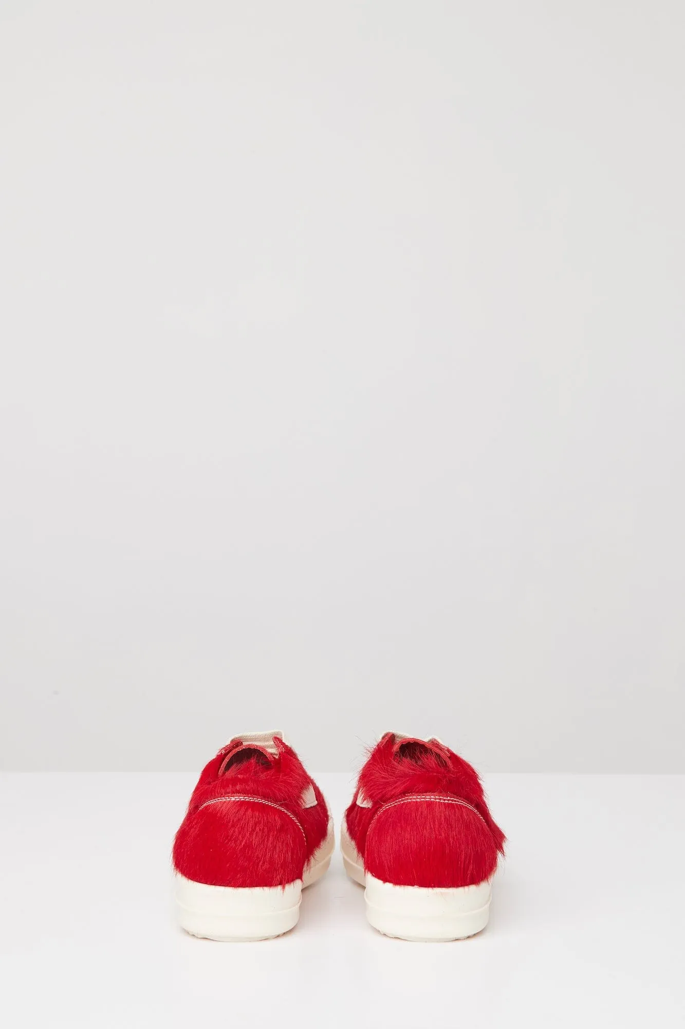 Rick Owens Vintage Sneaks in Cardinal Red