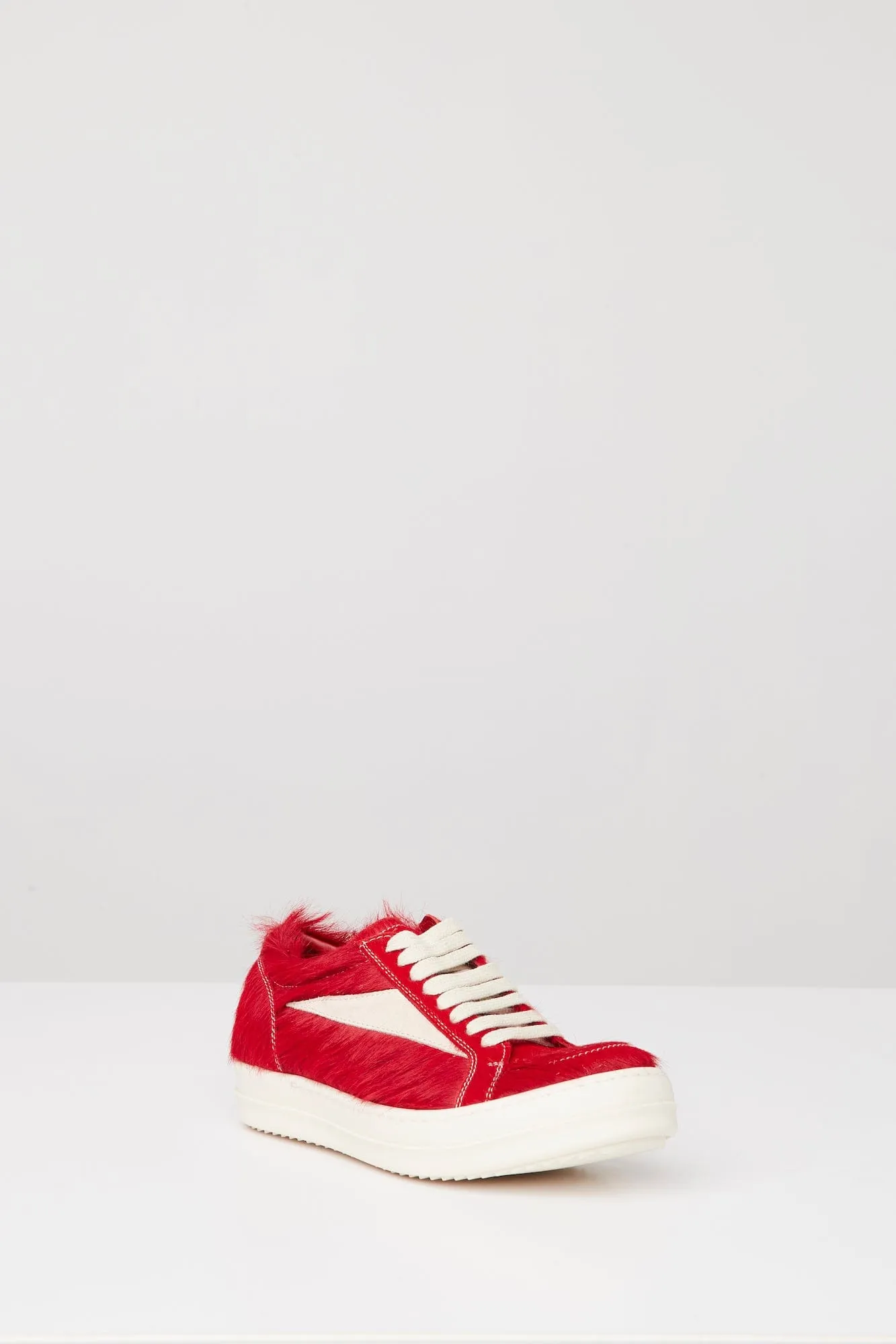 Rick Owens Vintage Sneaks in Cardinal Red