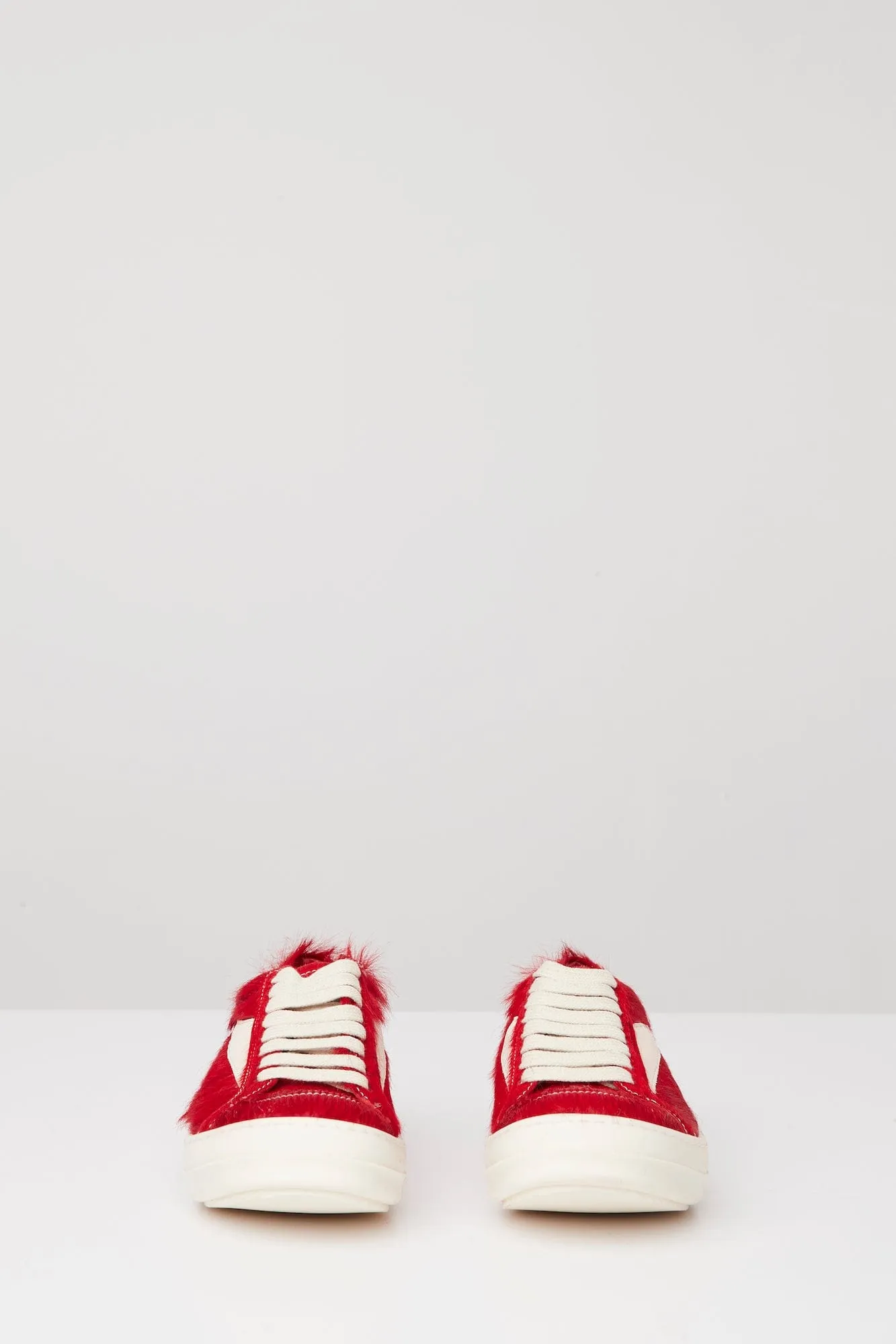 Rick Owens Vintage Sneaks in Cardinal Red
