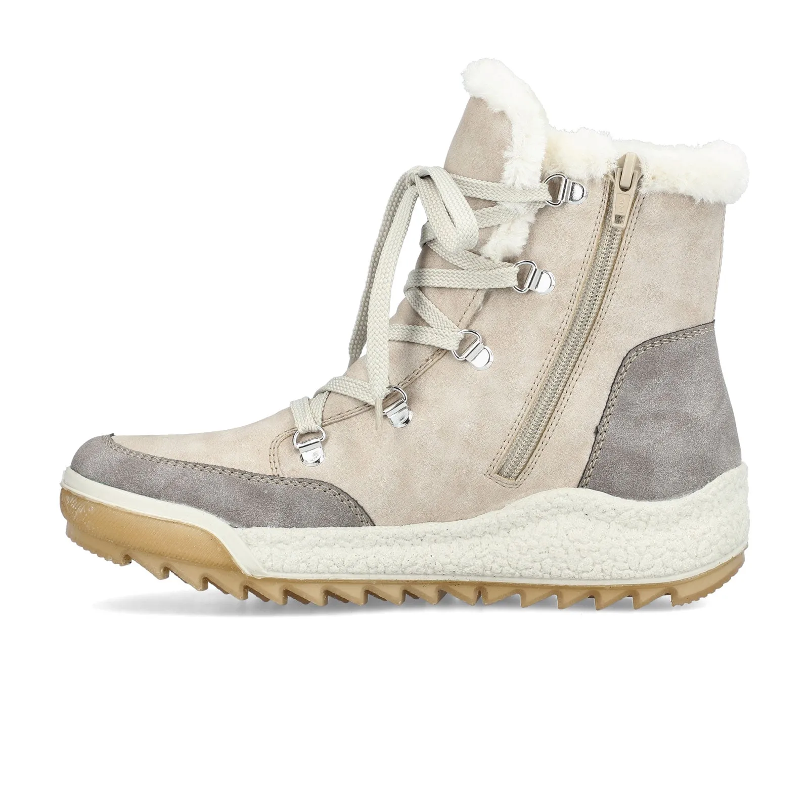 Rieker Aria Y4744-61 Mid Winter Boot (Women) - Grey/Mushroom