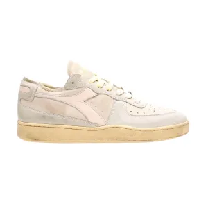 Scarpe MI Basket Row Cut Pigskin Used Beige Olio di Mandorla Donna