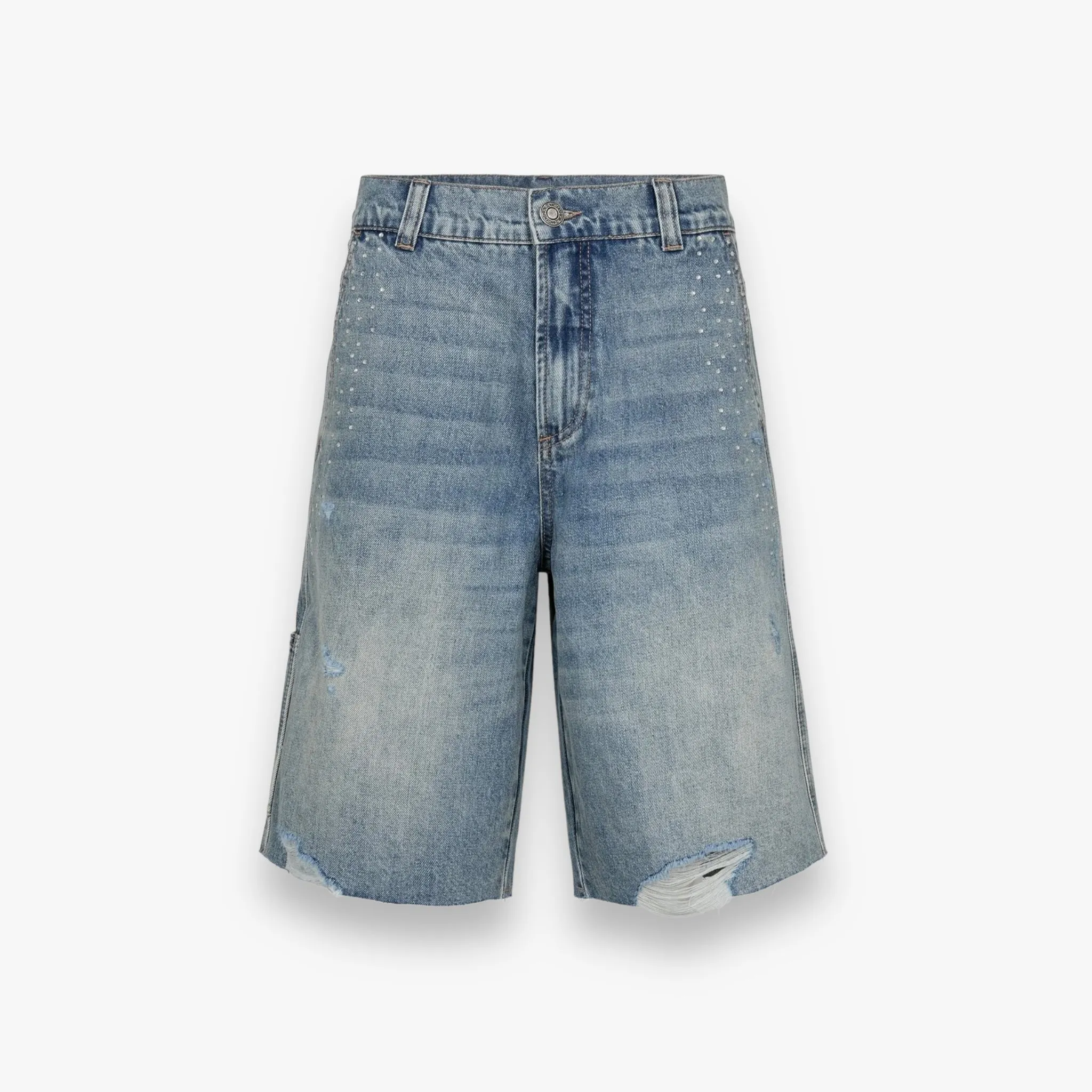 Sofie Schnoor - Denim shorts with simili stones