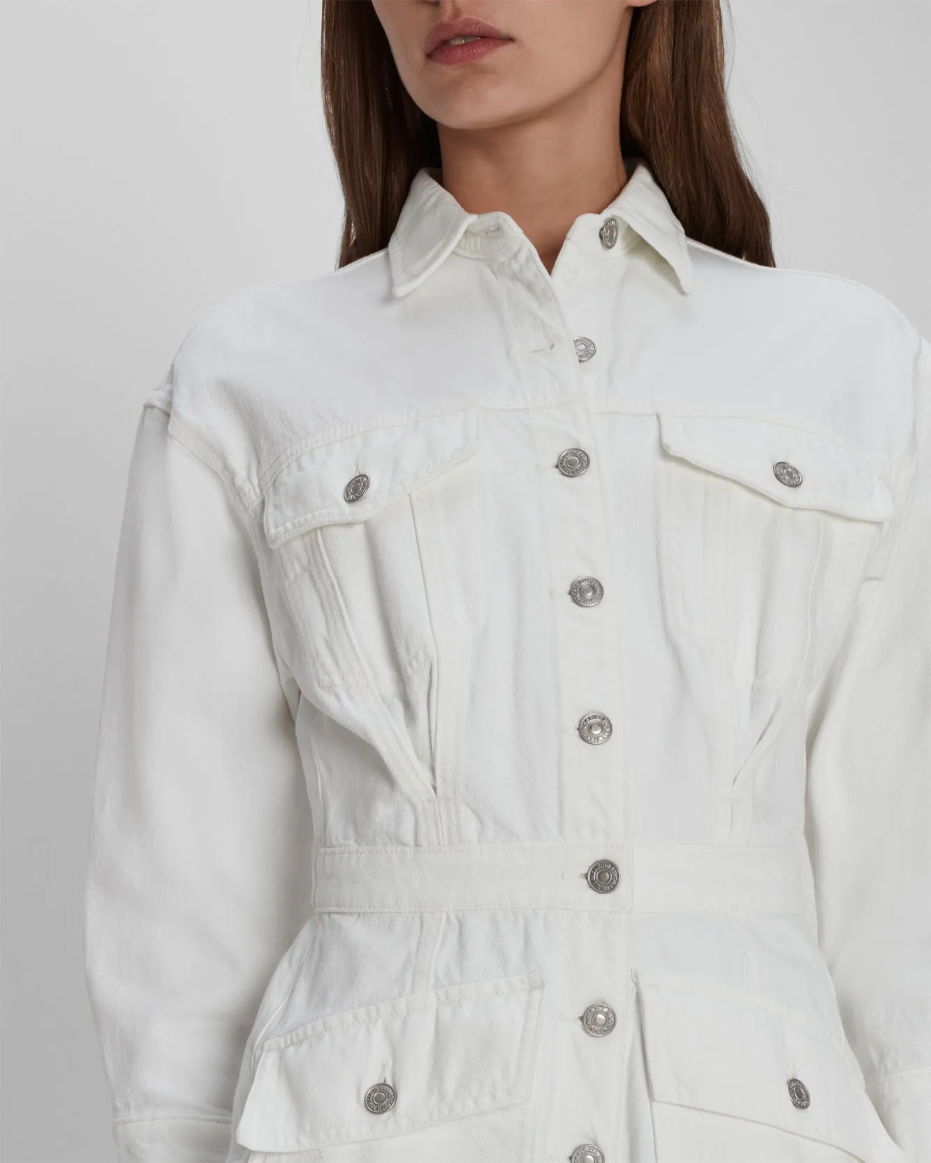 Surplus Romper In White
