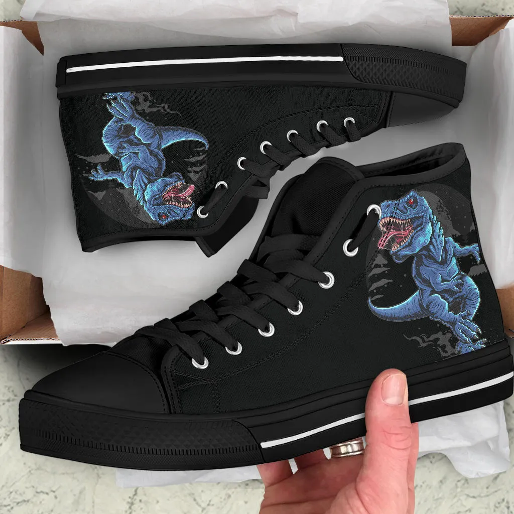 T-Rex Snow - Adult Dinosaur High Top Shoes