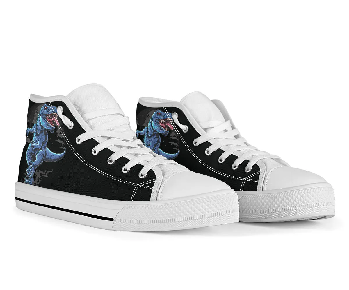 T-Rex Snow - Adult Dinosaur High Top Shoes