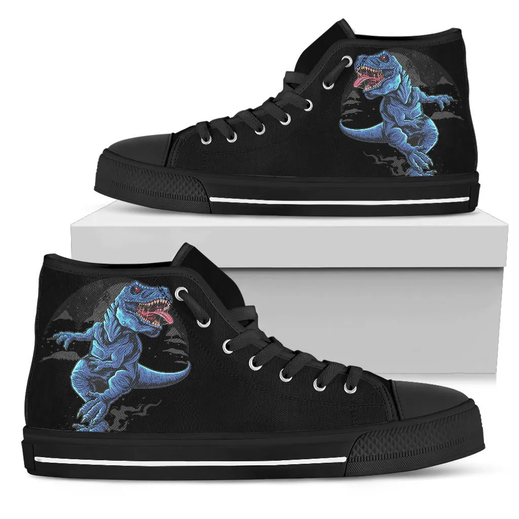 T-Rex Snow - Adult Dinosaur High Top Shoes