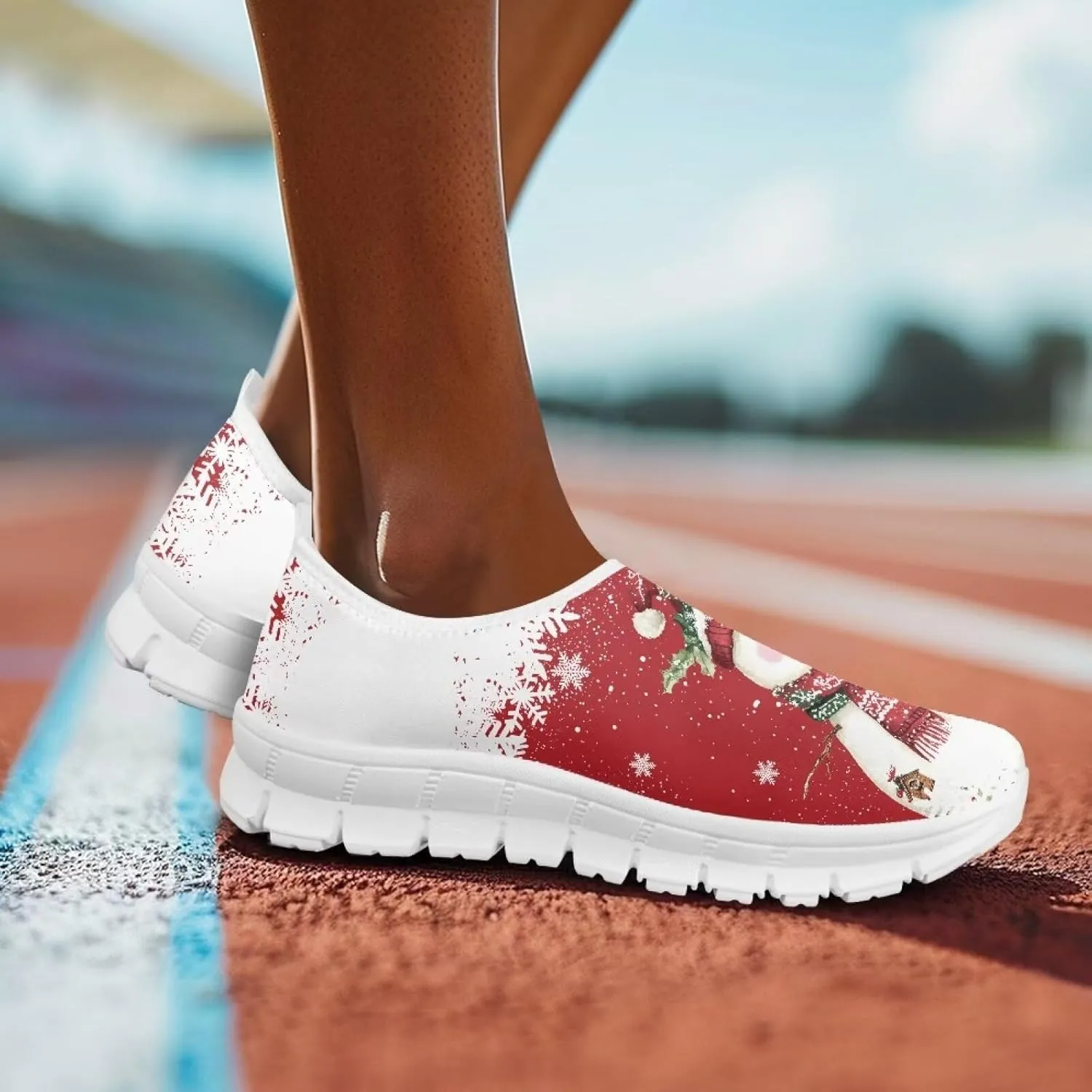 Women's Walking Travel Shoes Slip On Microfiber Casual Loafers Lightweight Comfort Fashion SneakerWhite Sole