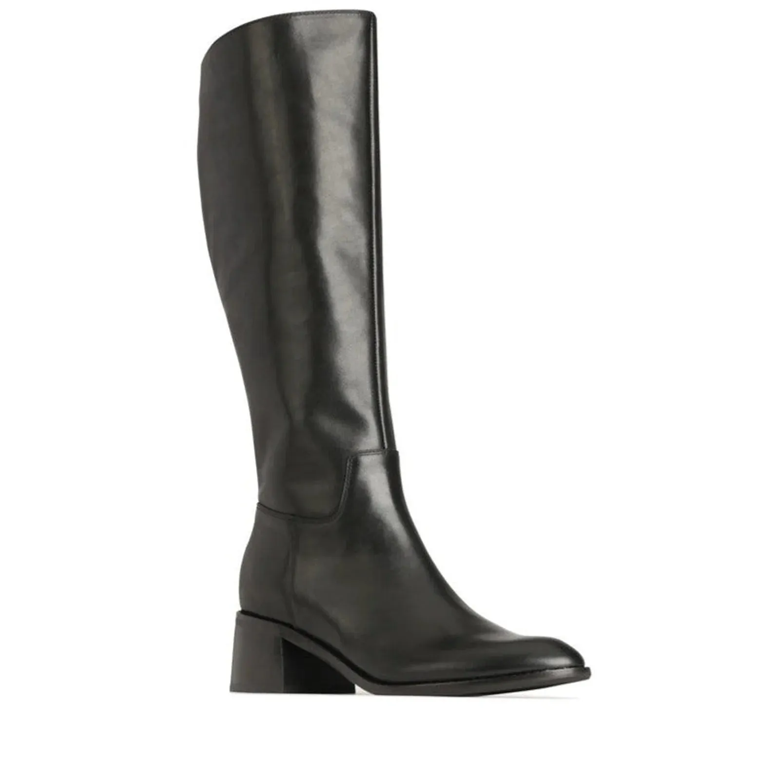 Wyoming Long Boot | Black Leather