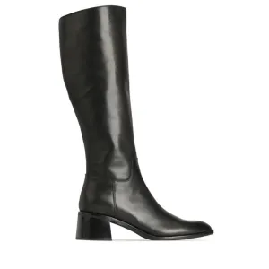 Wyoming Long Boot | Black Leather