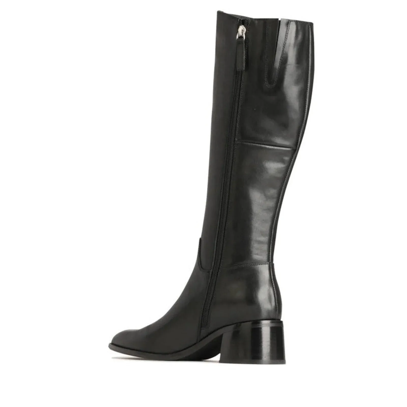 Wyoming Long Boot | Black Leather