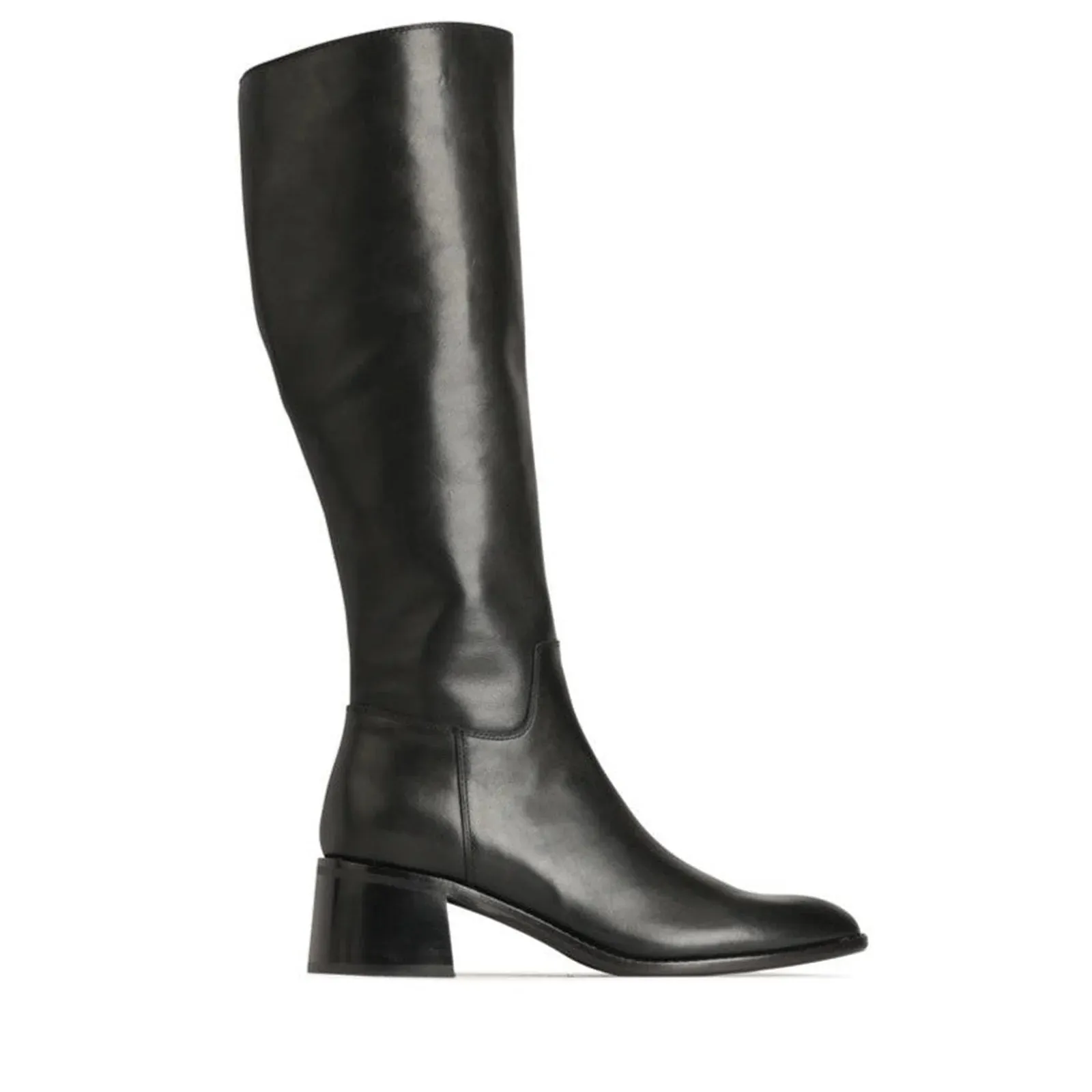 Wyoming Long Boot | Black Leather