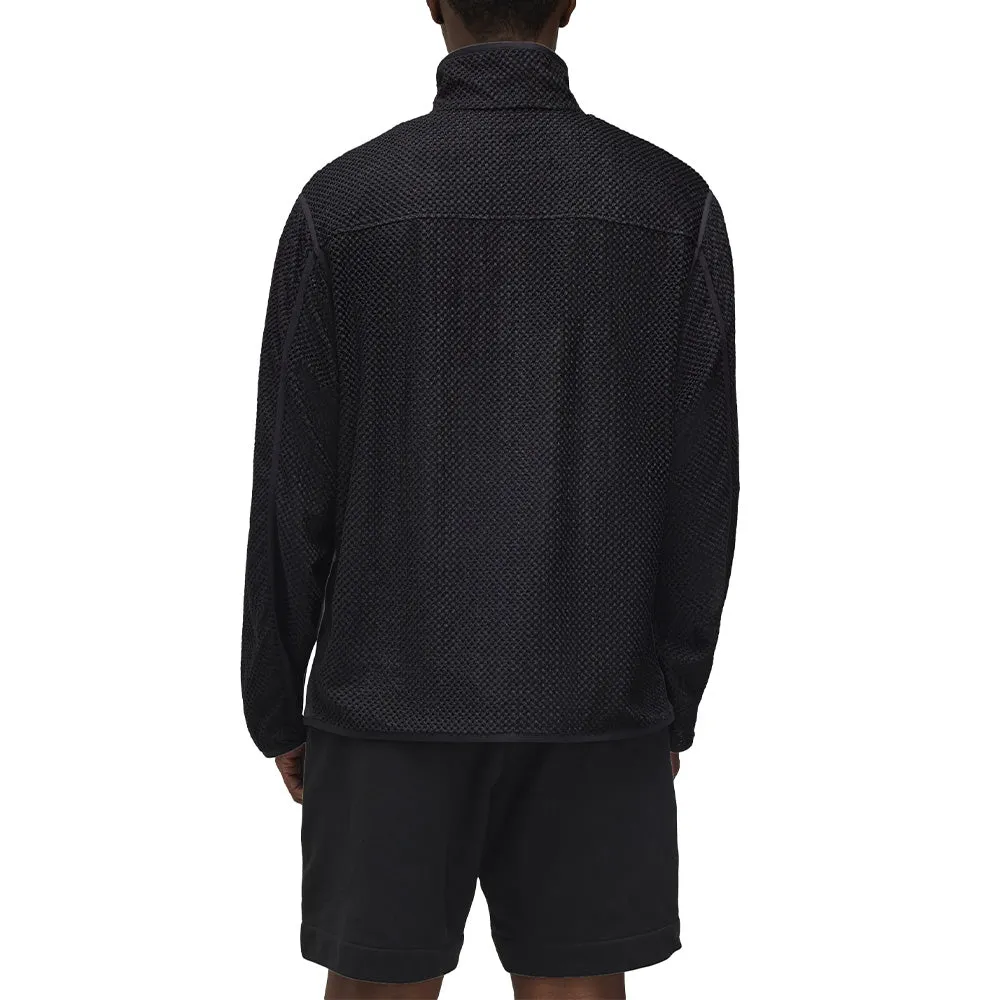 Y-3 WAFFLE WARP KNIT TRACK JACKET / BLACK (MEN)