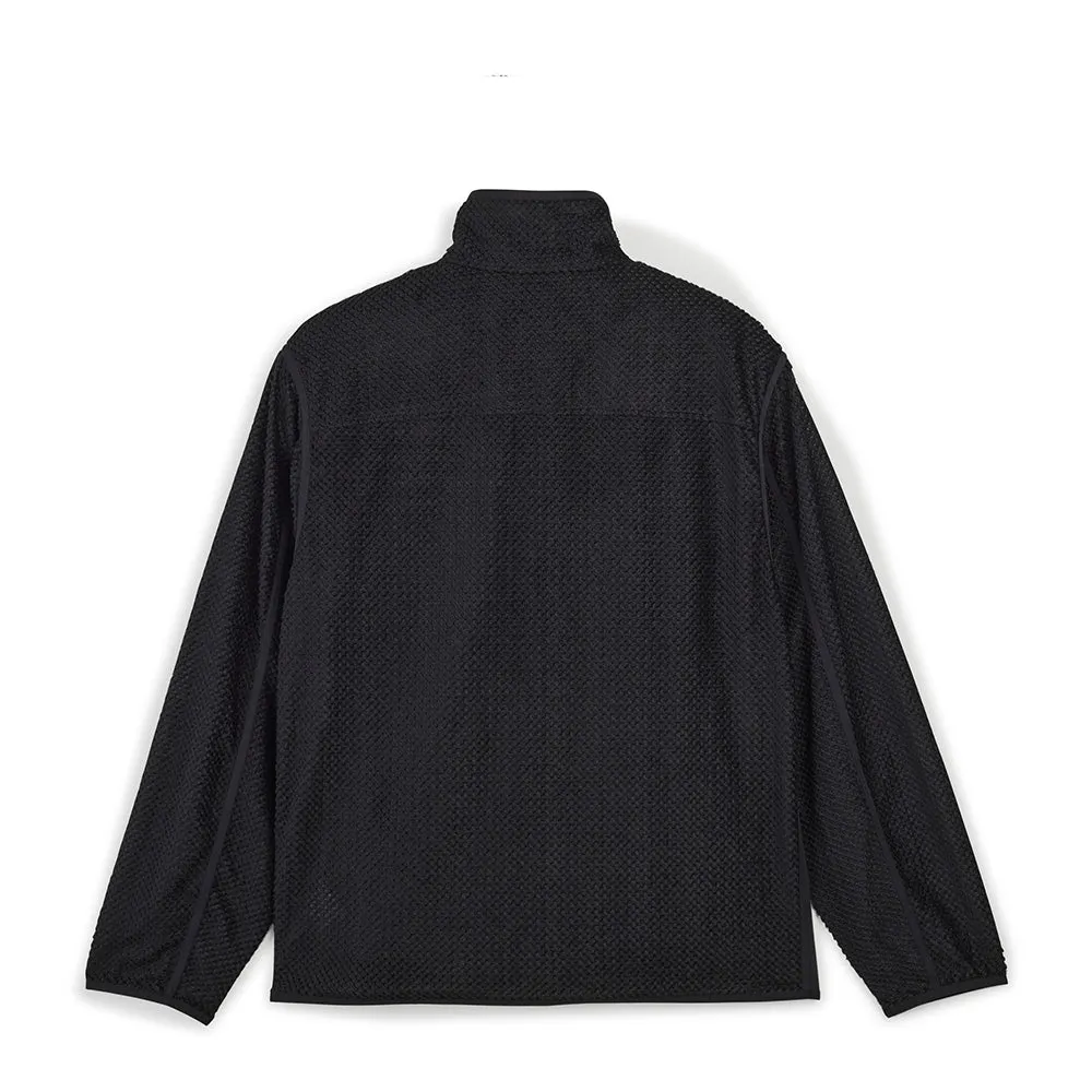 Y-3 WAFFLE WARP KNIT TRACK JACKET / BLACK (MEN)